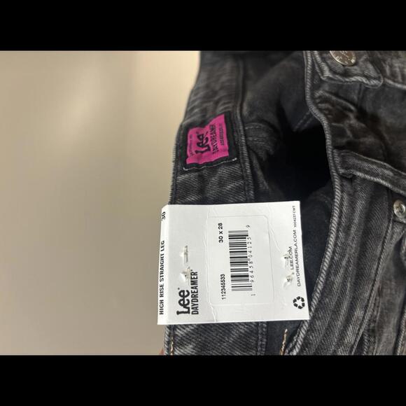 Lee Daydreamer High Rise Straight Leg Jeans - Size 30 - Picture 4 of 7